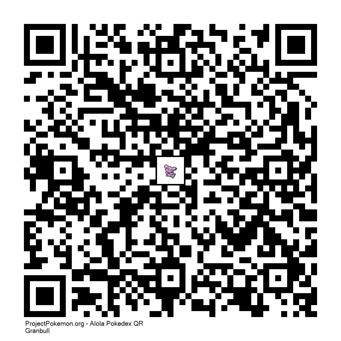 Cdigo QR de Granbull